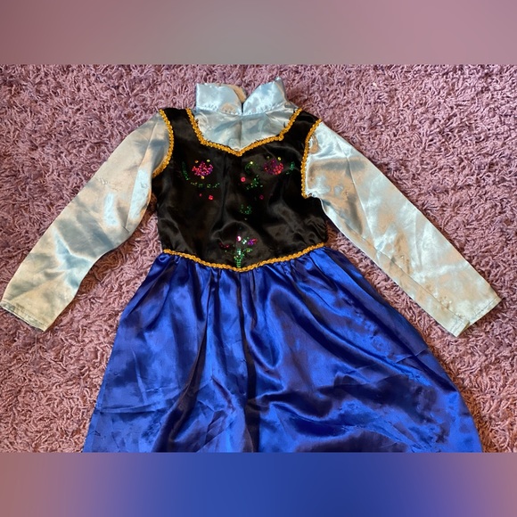 Frozen Anna dress and shawl 8-10 L - Picture 6 of 16